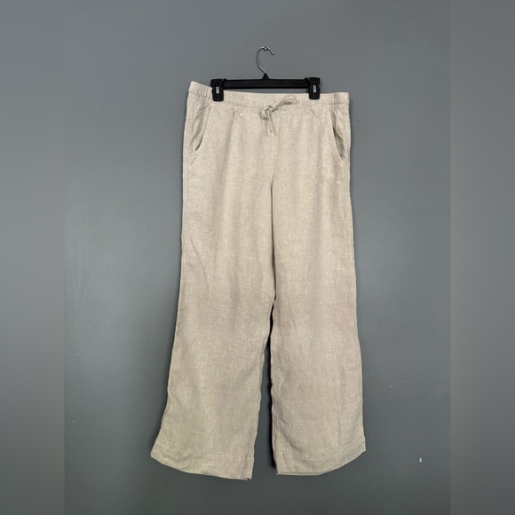 L.L. Bean Tan Joggers Sweatpants Relaxed Fit - Picture 2 of 7